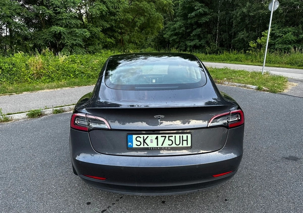 Tesla Model 3 cena 129400 przebieg: 64974, rok produkcji 2021 z Katowice małe 11